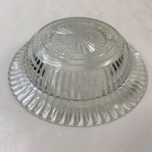 Anchor Hocking Queen Mary Crystal Glass Butter Serving Dish Decor Vintage - Picture 4 of 6